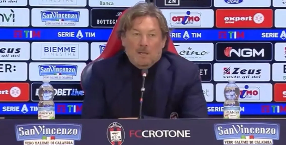 UFFICIALE – Il Crotone esonera Stroppa, la nota del club