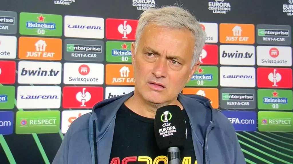 Sfogo di Mourinho contro l’arbitro: “Non c’è nessun dubbio”