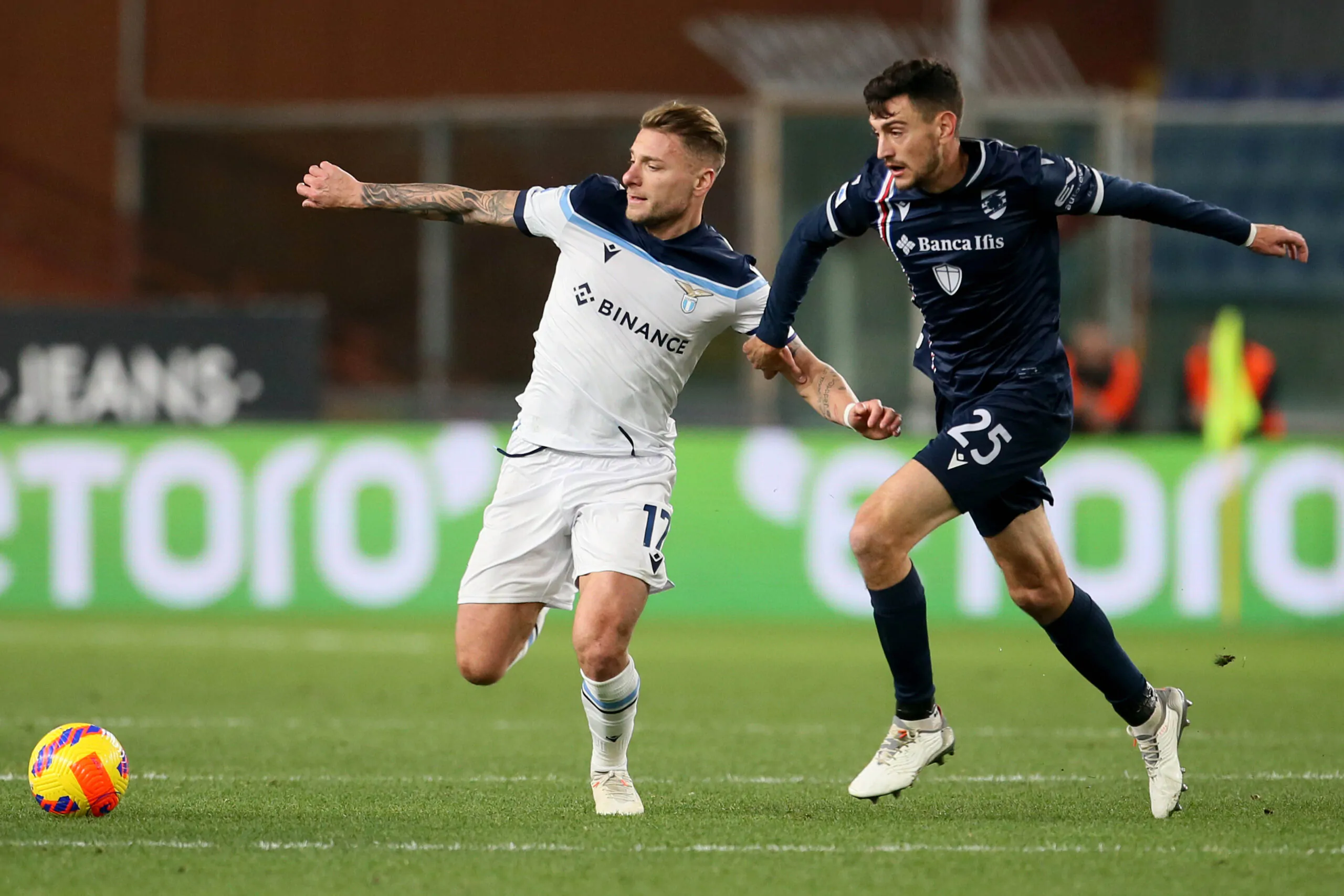 Lazio, brutte notizie per Immobile: le sue condizioni