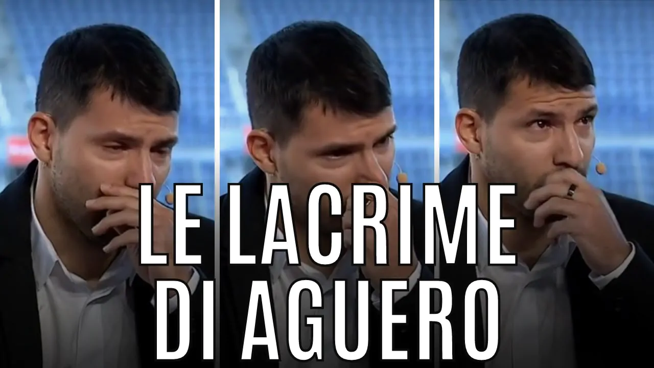 VIDEO | Aguero si ritira dal calcio: le lacrime del campione argentino