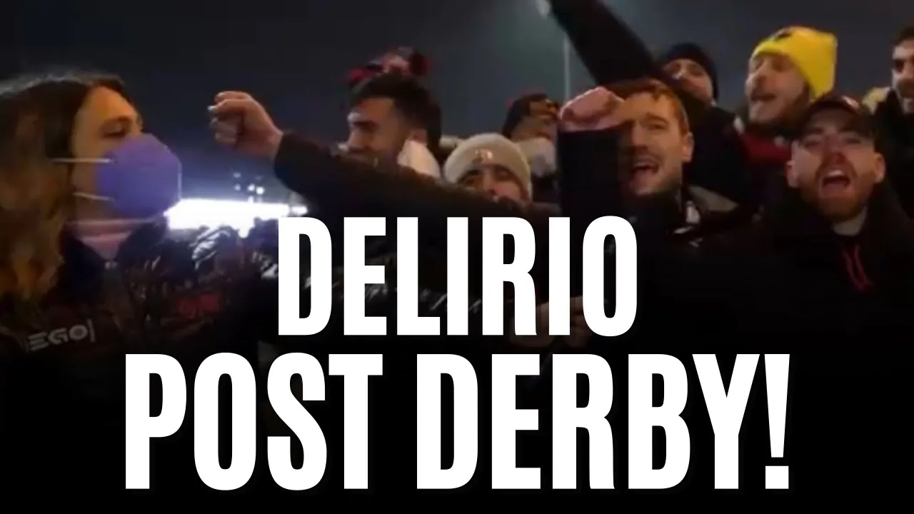 VIDEO | Tifosi del MILAN in estasi dopo la VITTORIA del DERBY!