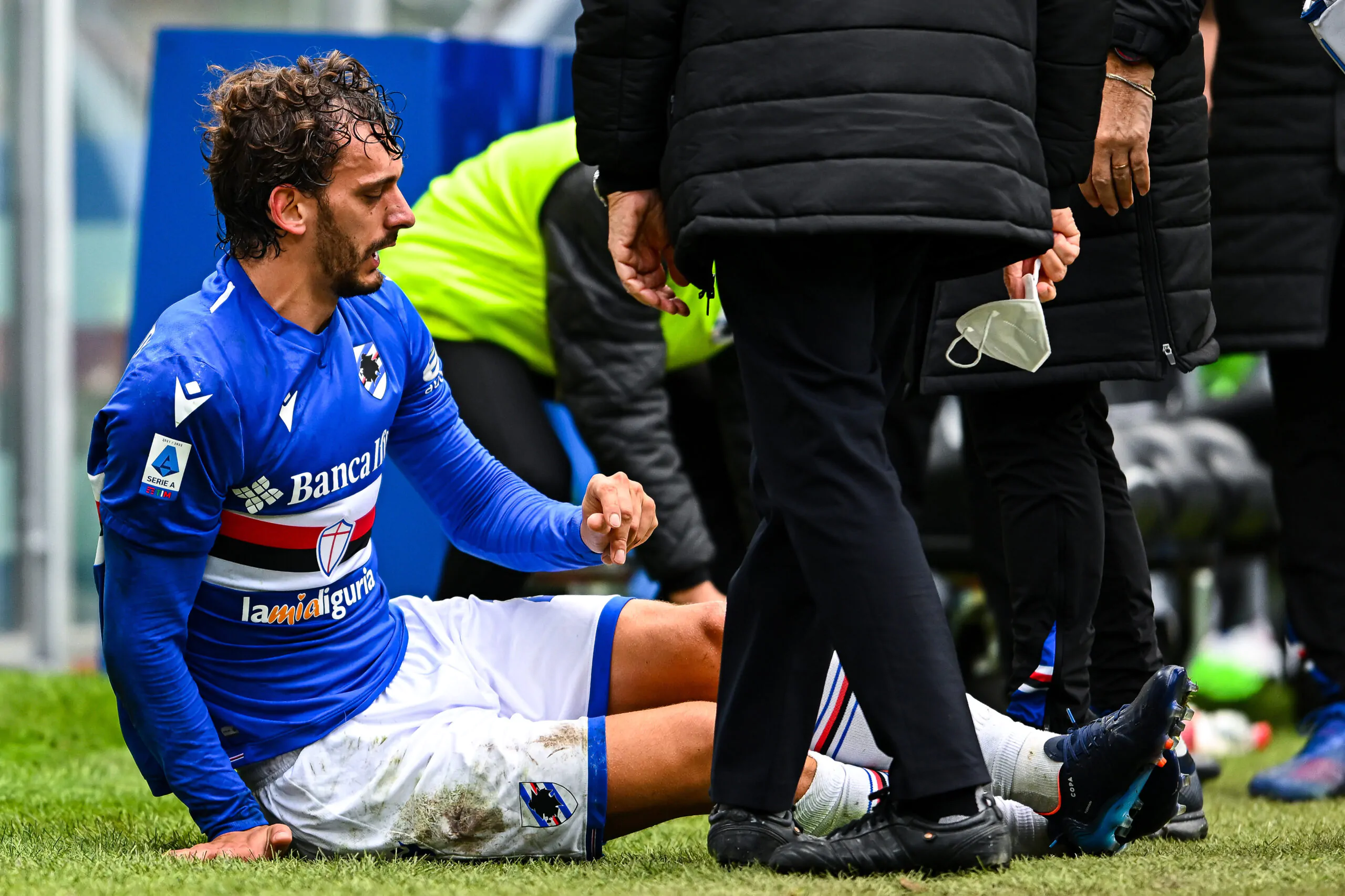 Infortunio Gabbiadini: c’è il comunicato della Sampdoria