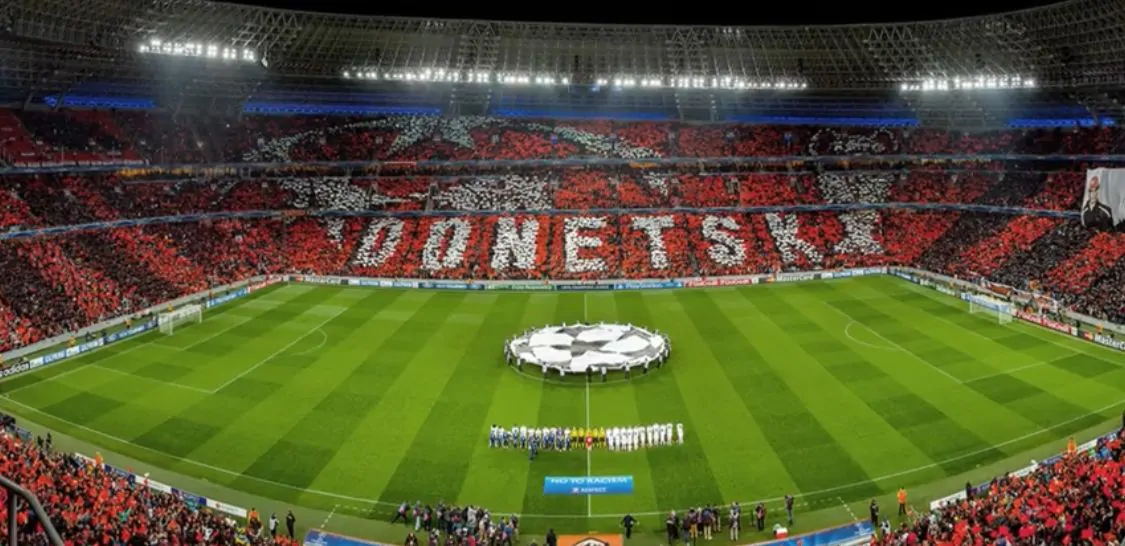 Guerra in Ucraina, colpito lo stadio dello Shakhtar Donetsk