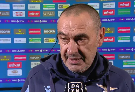 Sarri a sorpresa: “Derby perso? Mi sono vergognato. Vi dico la mia sul futuro di Milinkovic”