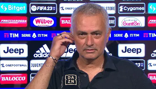 Mourinho senza peli sulla lingua: “Che culo nel primo tempo, mi stavo vergognando!”