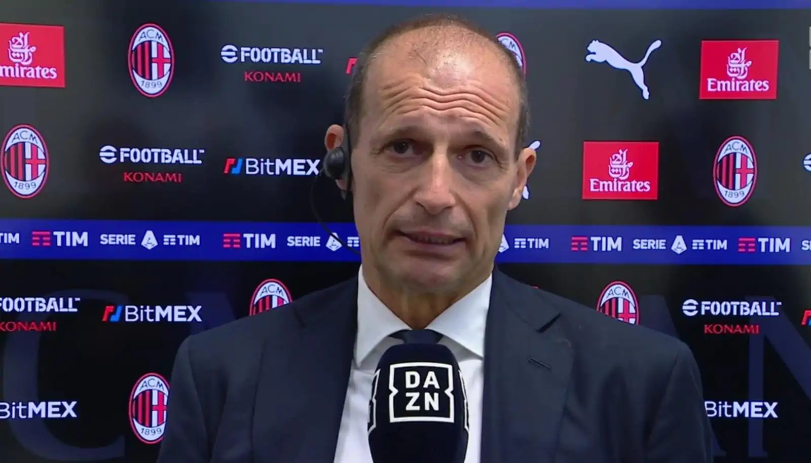 Allegri amareggiato dopo la sconfitta con il Milan: “Abbiamo paura”