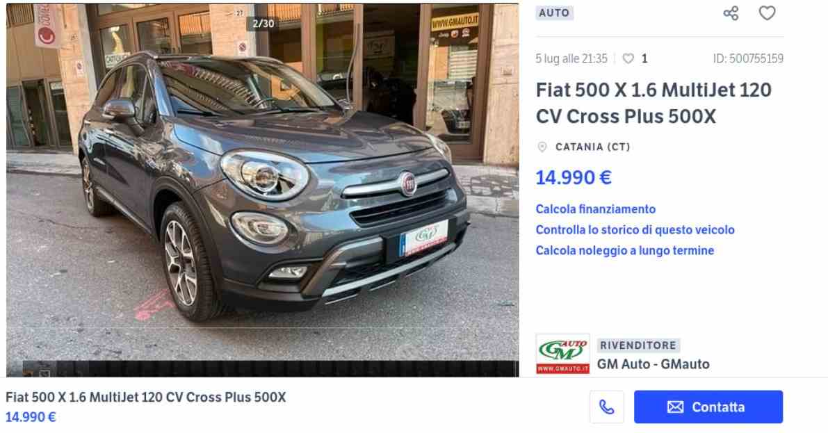 Fiat 500x al costo di una Panda: l'offerta da non perdere!