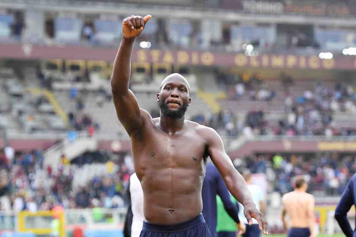 Romelu Lukaku in campo 