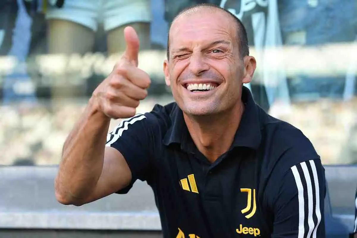 Massimiliano Allegri sorridente