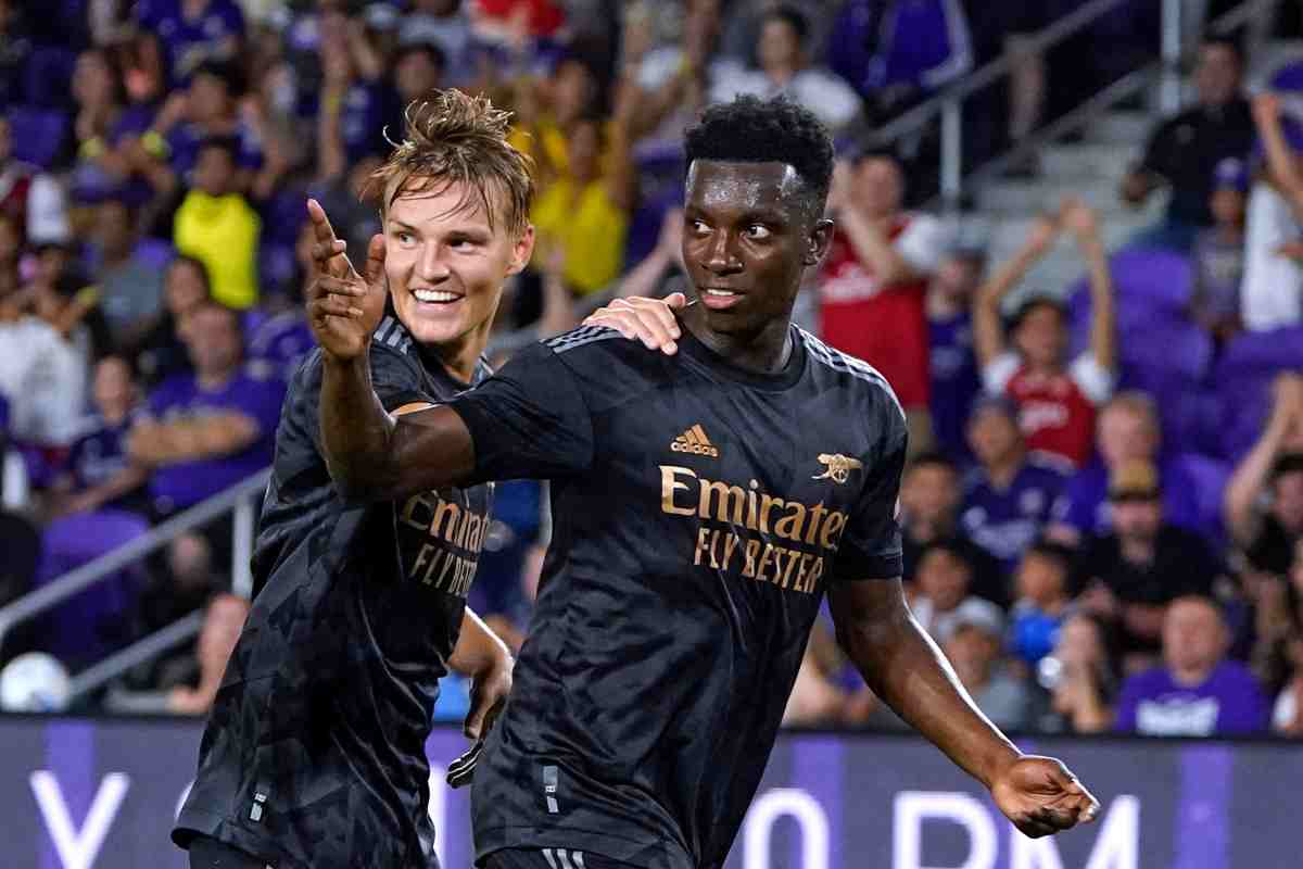 Milan, Nketiah divemta il primo obiettivo