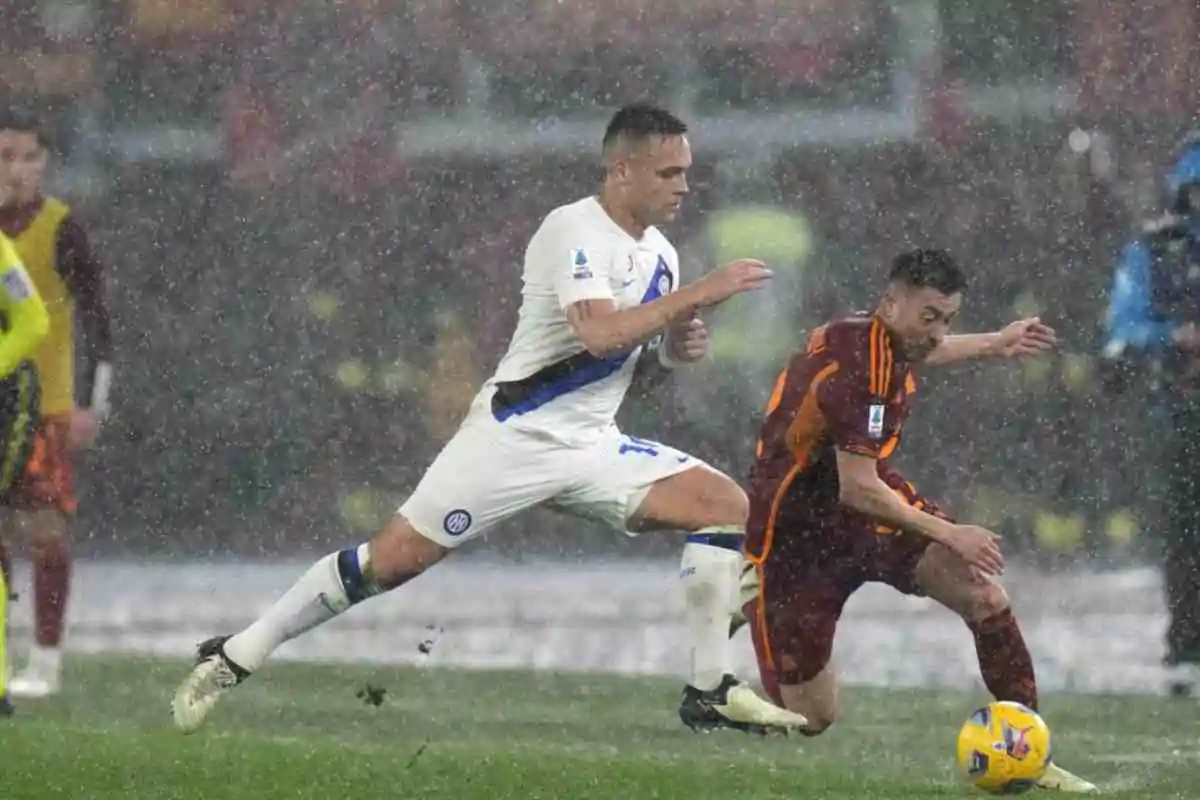 Tegola per Roma-Inter