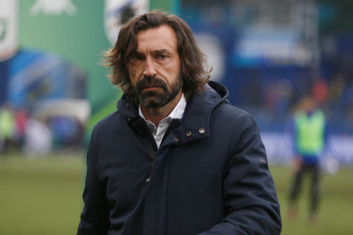 Andrea Pirlo in panchina col Modena