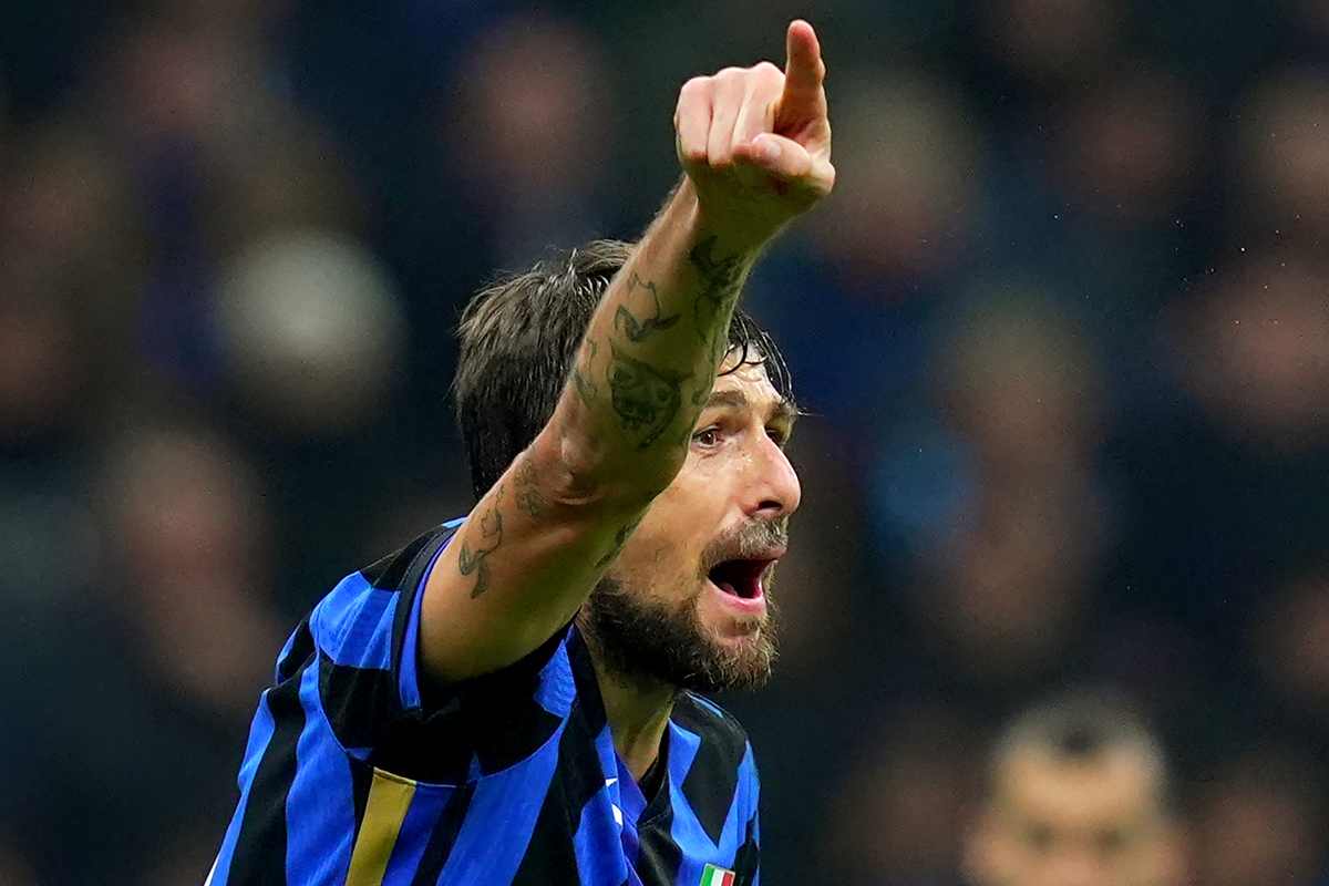 Francesco Acerbi, infortunio in Hellas Verona-Inter