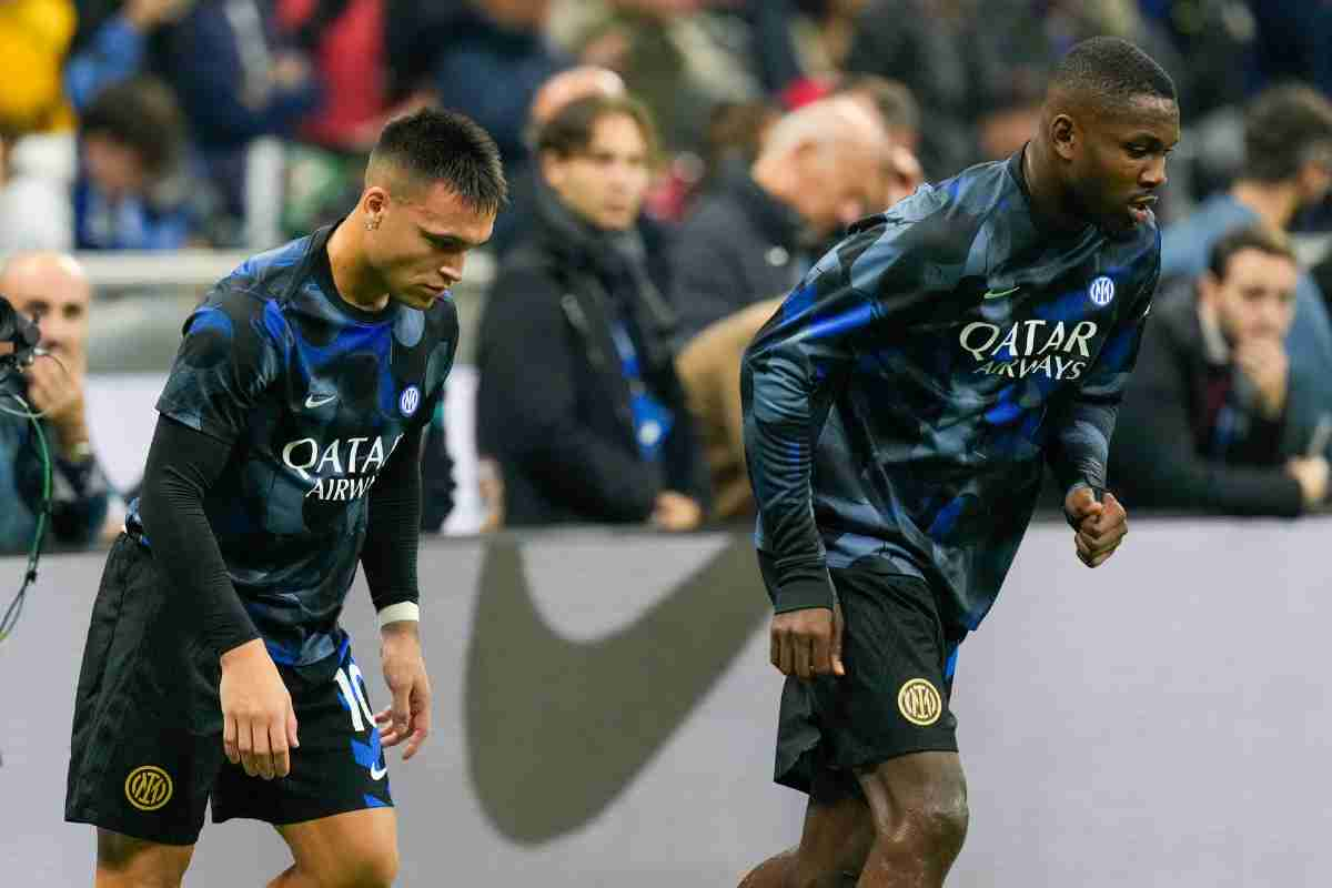 Lautaro Martinez e Marcus Thuram