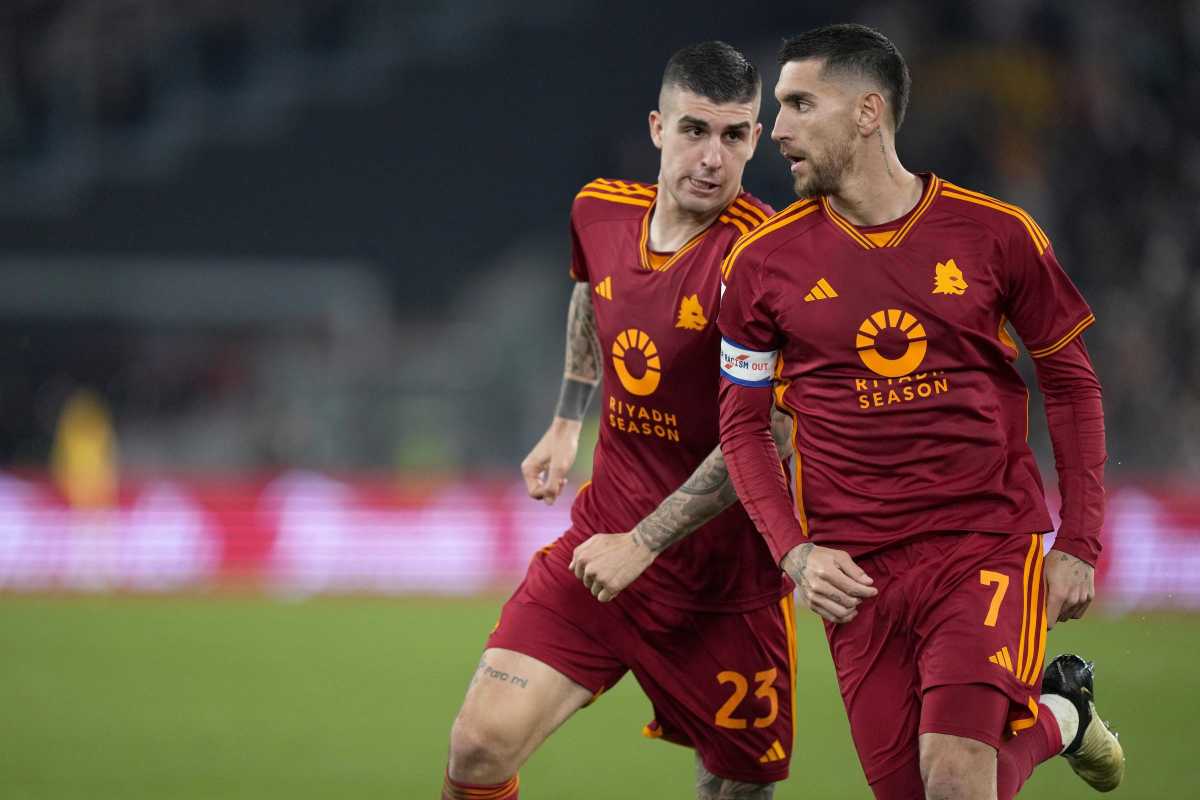 Gianluca Mancini e Lorenzo Pellegrini alla Roma