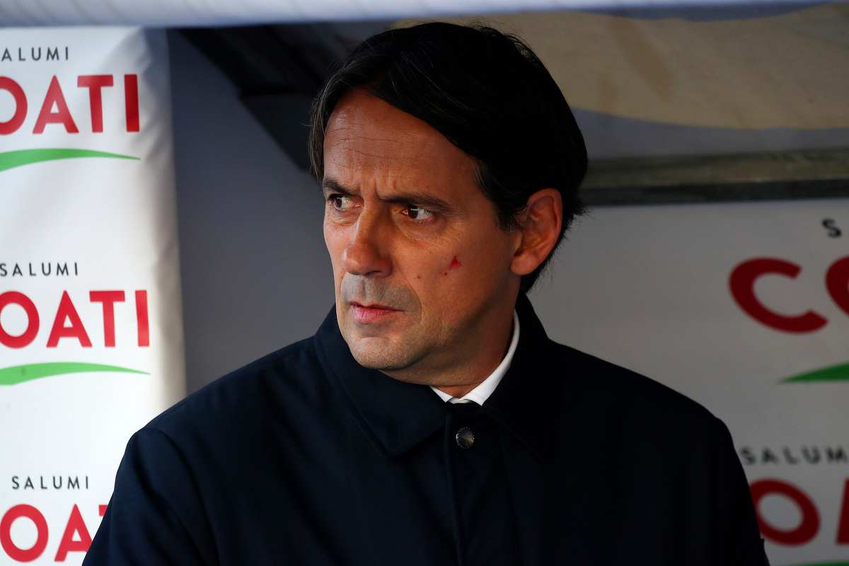 Simone Inzaghi in apprensione per l'infortunio in Hellas Verona-Inter