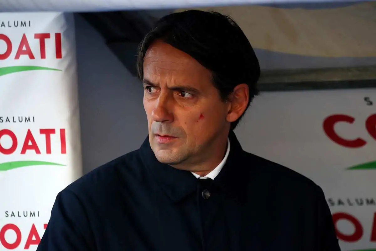 Simone Inzaghi in apprensione