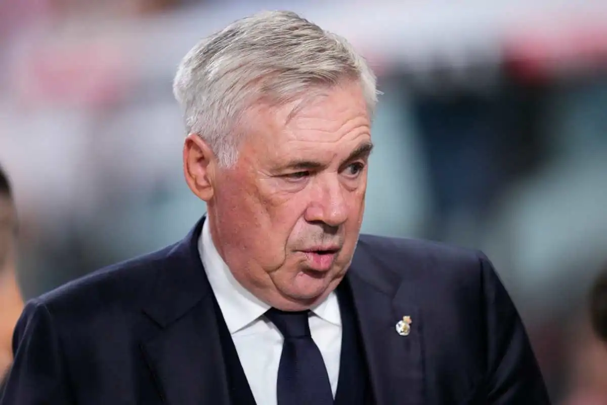 Ancelotti in primo piano