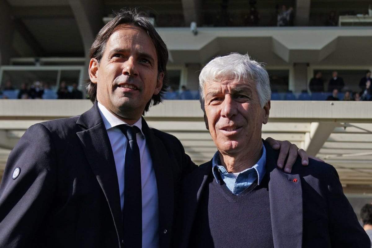 Inzaghi e Gasperini sorridono