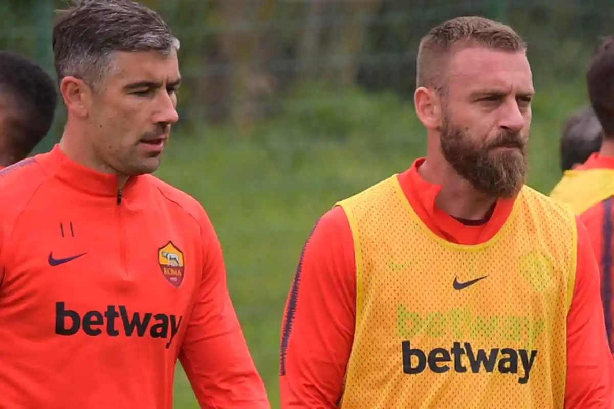 Kolarov e De Rossi in campo