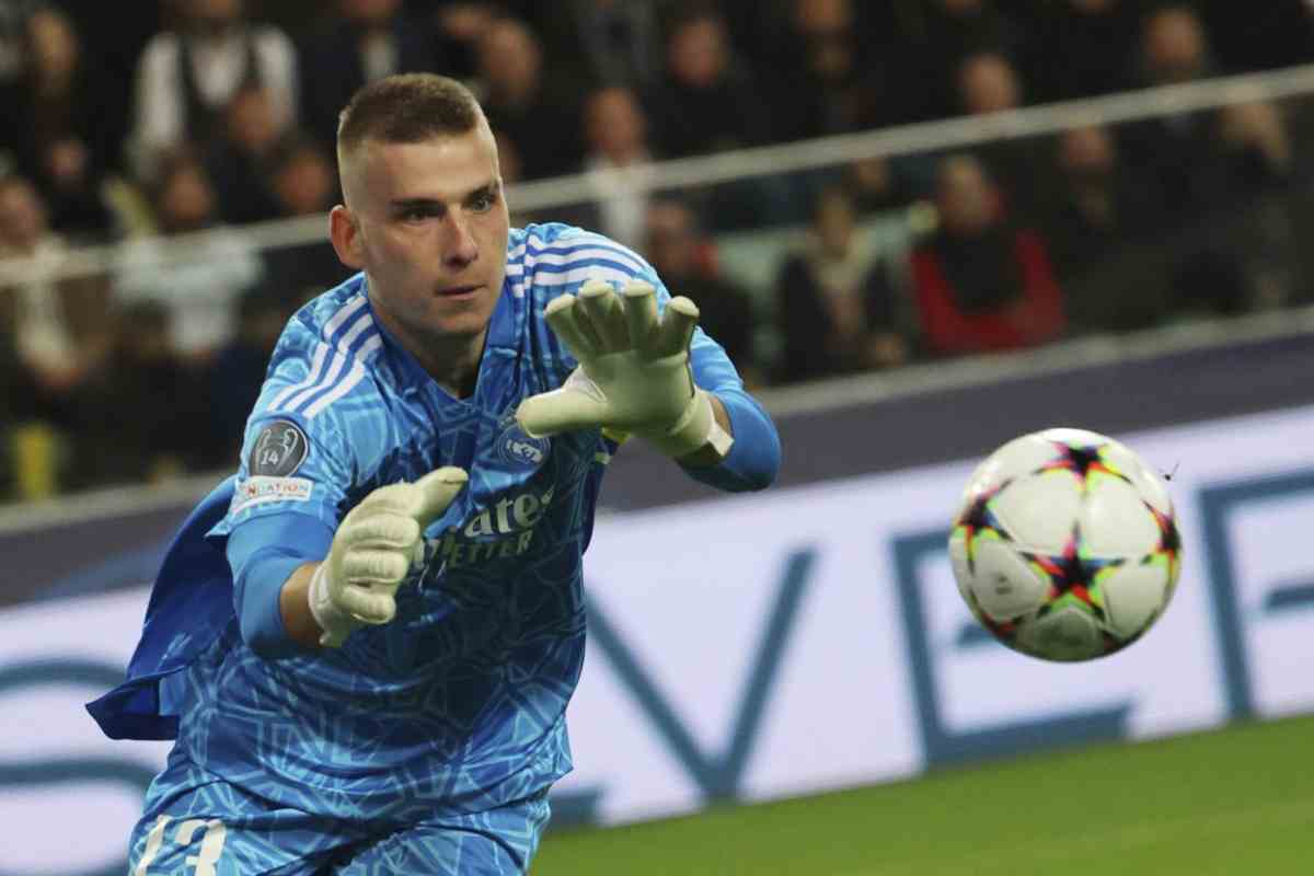 Lunin mentre para