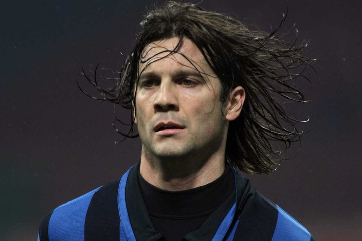 Solari con la maglia dell'Inter