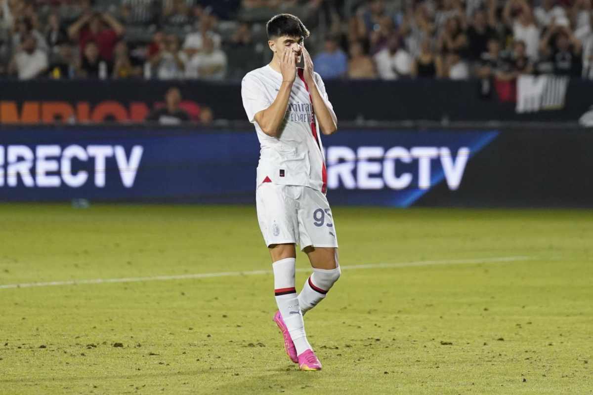 Bartesaghi in campo con il Milan