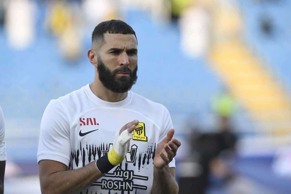 Benzema con l'Al Ittihad