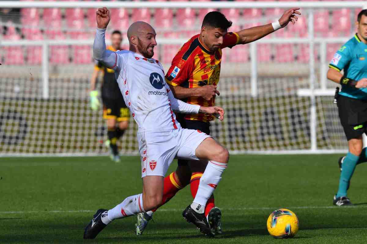 Caldirola in campo contro il Lecce