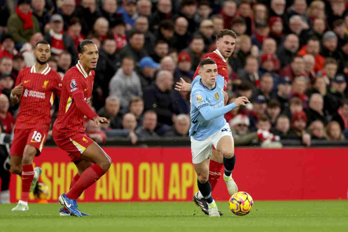 Liverpool e Manchester City in campo