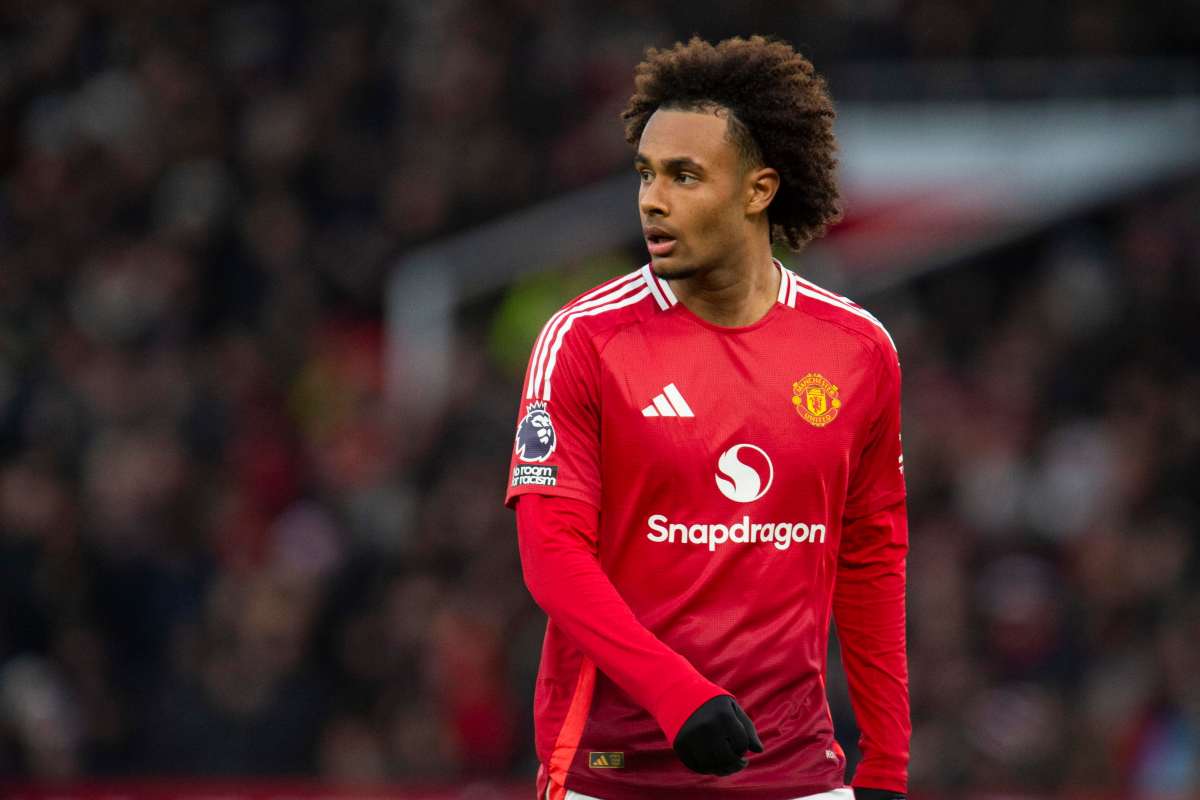 Zirkzee con il Manchester United