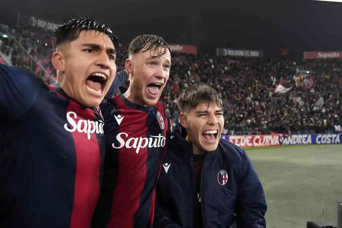 Castro, Beukema e Dominguez del Bologna