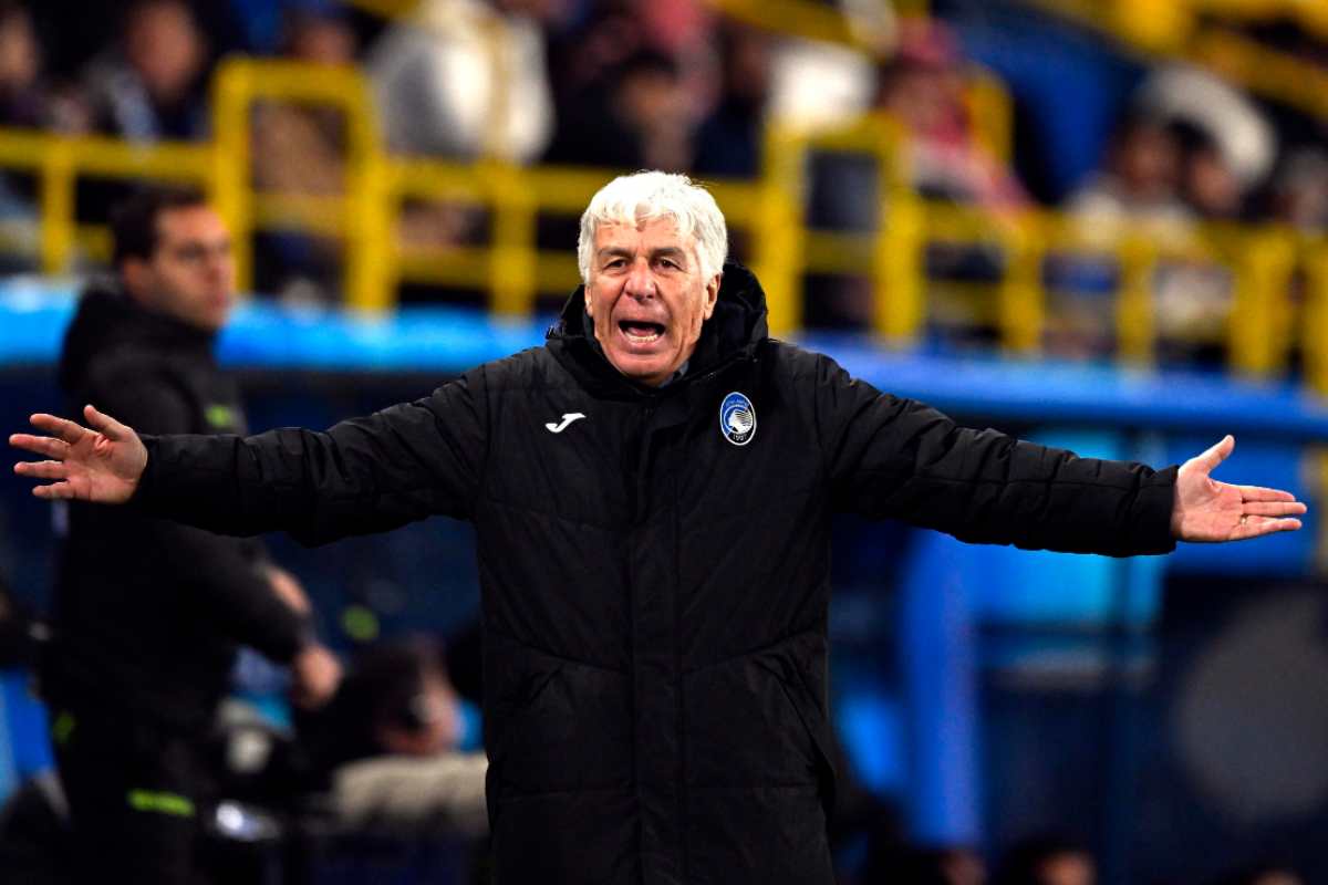 Gian Piero Gasperini arrabbiato