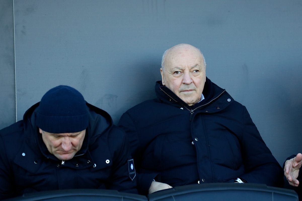 Marotta in tribuna in Venezia-Inter