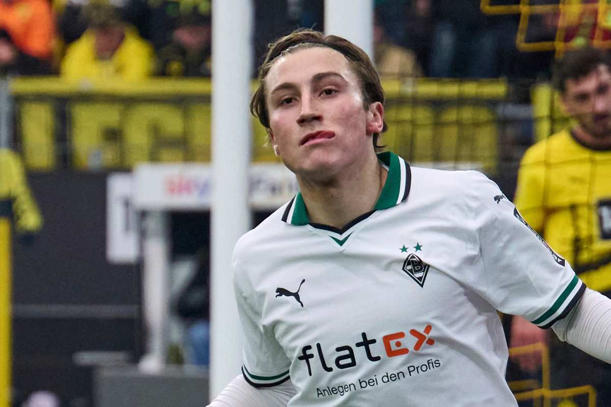 Rocco Reitz con la maglia del Borussia Monchengladbach