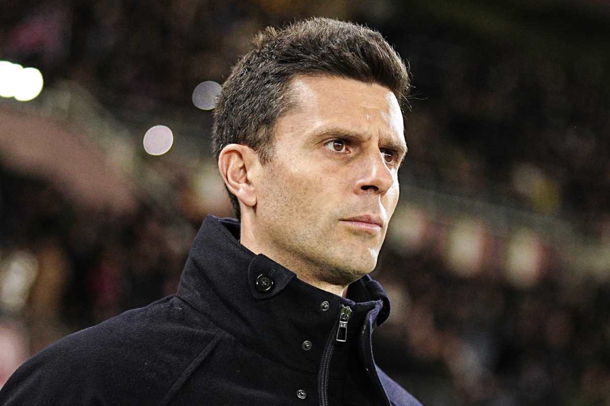 Thiago Motta perplesso a bordo campo