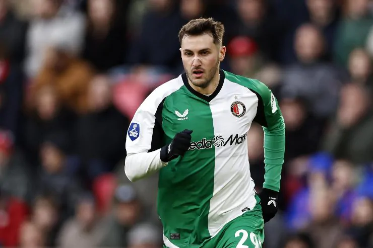 Santiago Gimenez in maglia Feyenoord