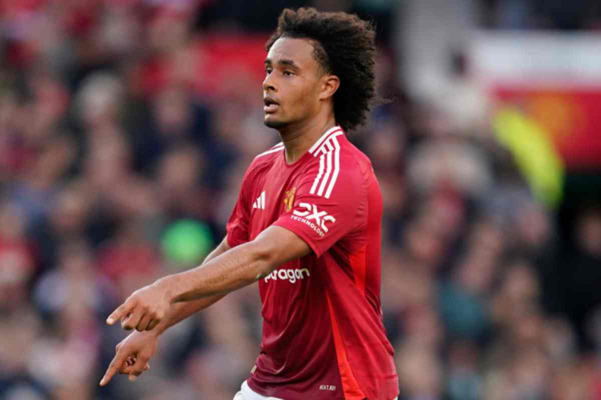 Zirkzee con il Manchester United