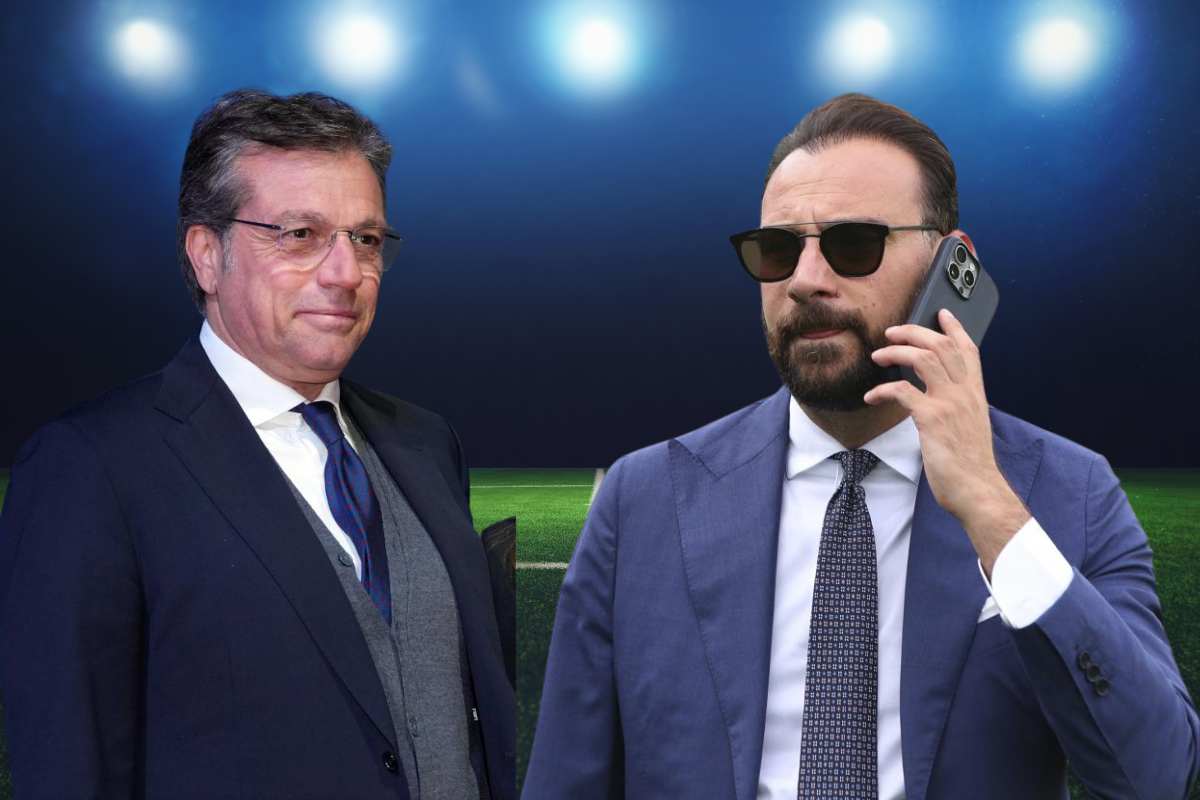 Giuntoli sorride Manna al telefono