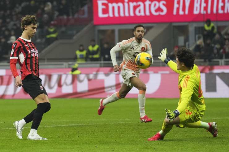 Joao Felix segna alla Roma