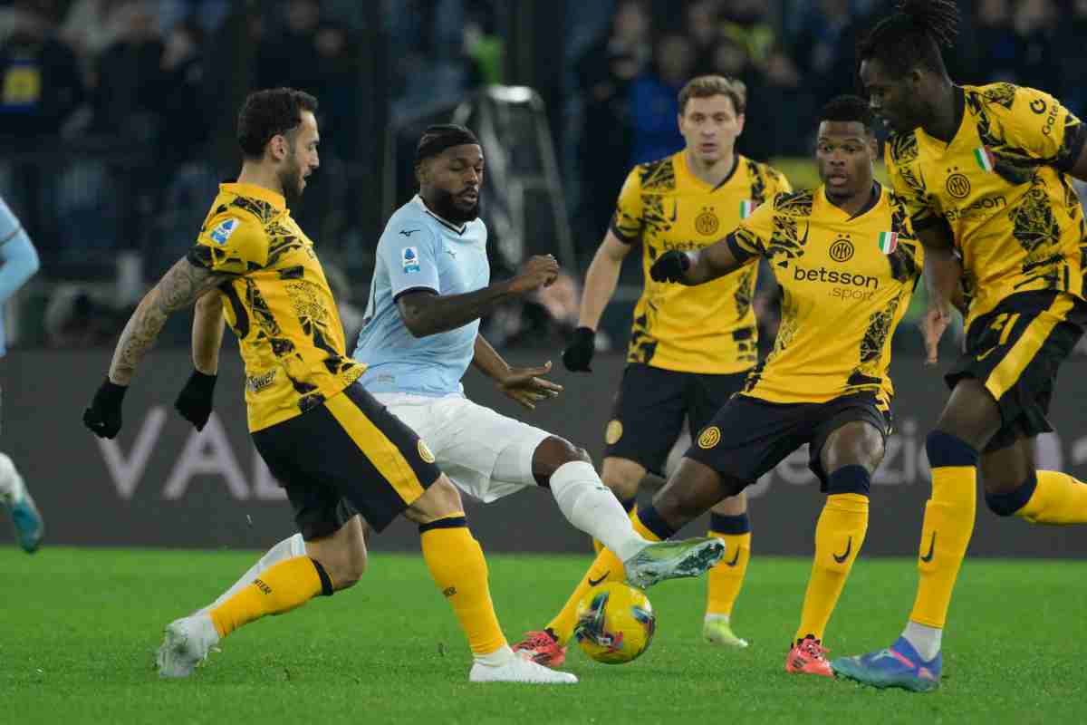 Lazio-Inter in campionato all'andata