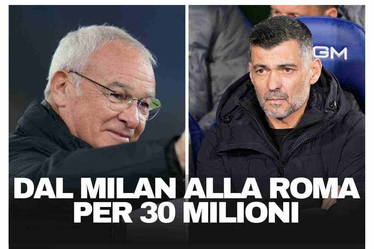 Dal Milan alla Roma: affare assurdo per 30 milioni di euro