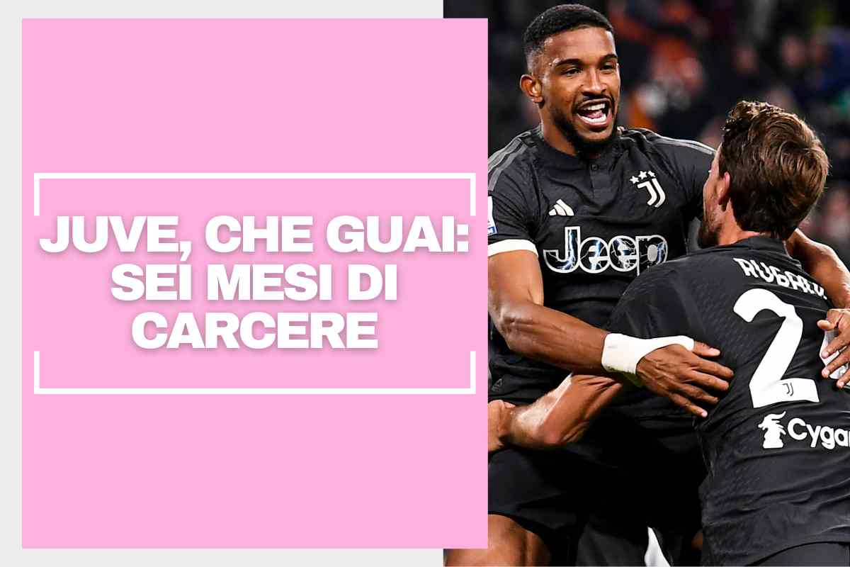 Juventus, difensore nei guai: sei mesi di carcere, patente revocata e automobile confiscata