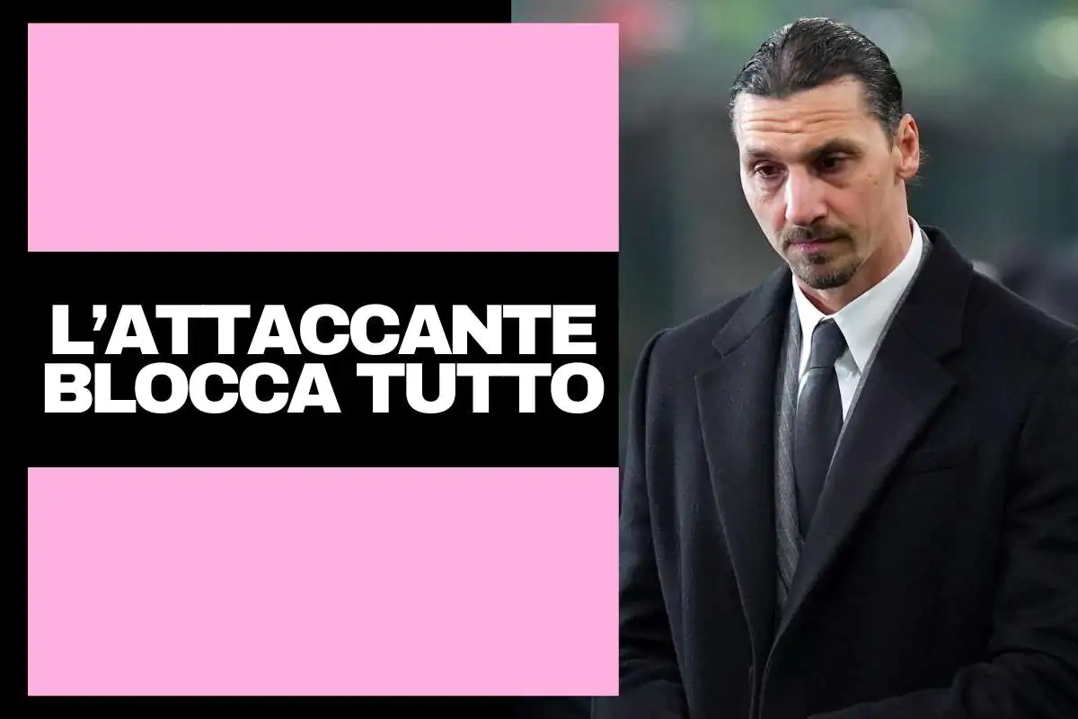 Ibrahimovic pensieroso in vesti dirigenziali