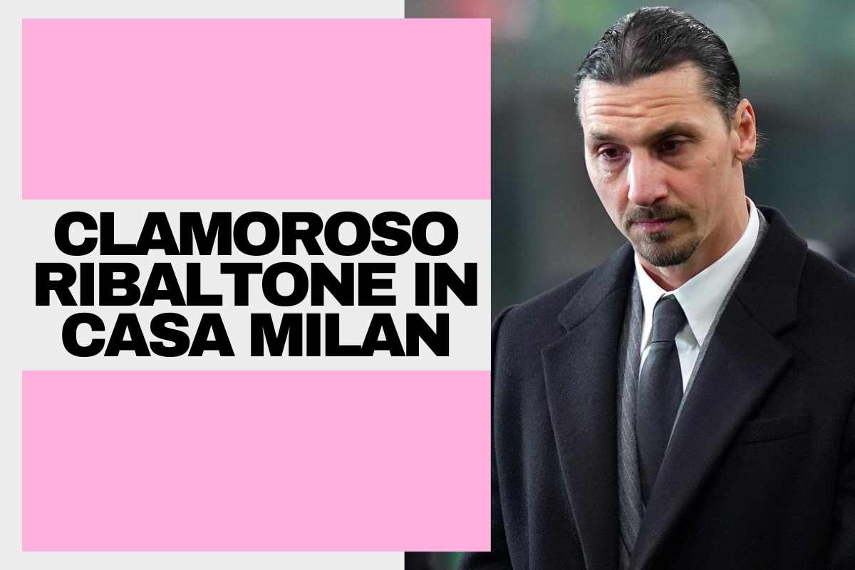 Ibrahimovic pensieroso fuori dal campo