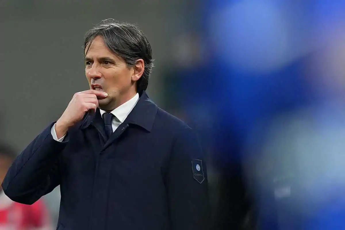 Simone Inzaghi in panchina