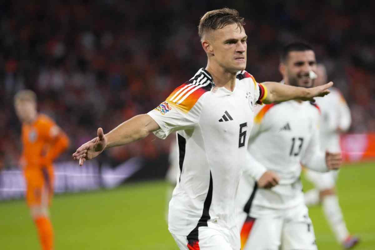 Kimmich esulta con la Germania