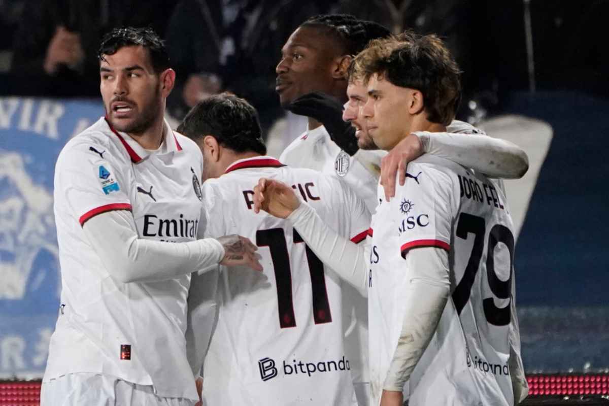 Il gruppo del Milan