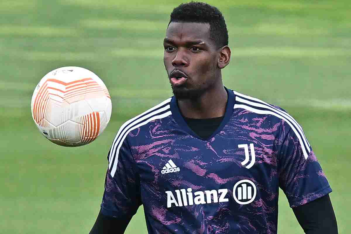 Pogba in campo con la Juventus