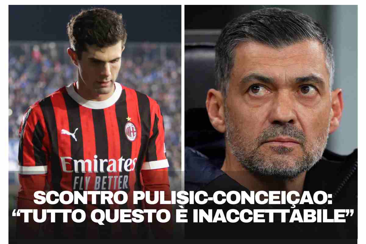 Scontro Pulisic Conceiçao, il comunicato dello statunitense: “Tutto questo è inaccettabile”